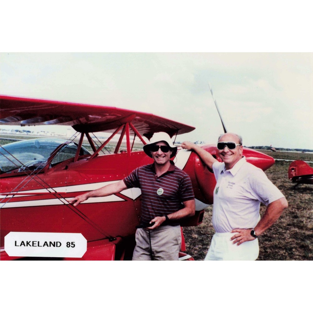 Vtg 1985 Lakeland Fly-In Color Photo Kodak Royal Biplane Airshow - Picture 1 of 2